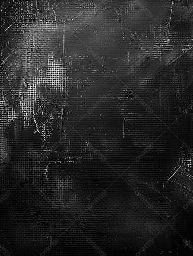 Black grunge texture with black background, in layered mesh style, matte photo