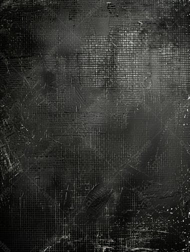 Black grunge texture with black background, in layered mesh style, matte photo