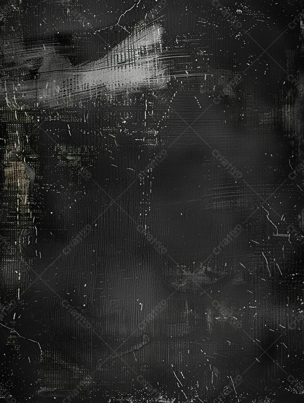 Black Grunge Texture With Black Background, In Layered Mesh Style, Matte Photo