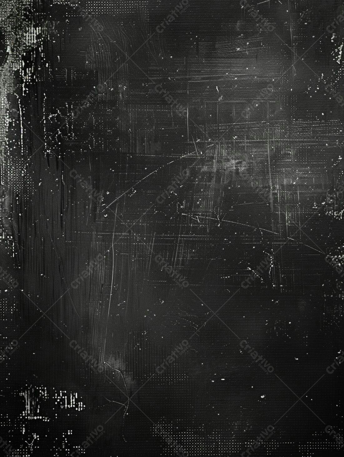 Textura Abstrata em Preto e Branco