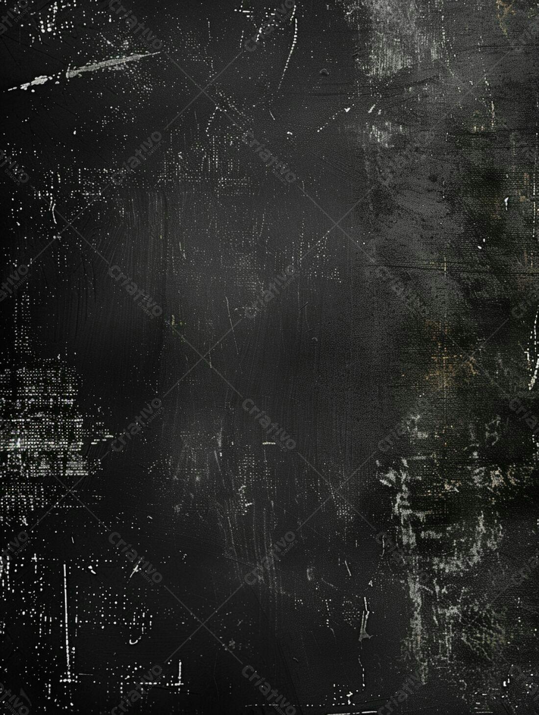 Textura Abstrata em Preto e Branco Grunge