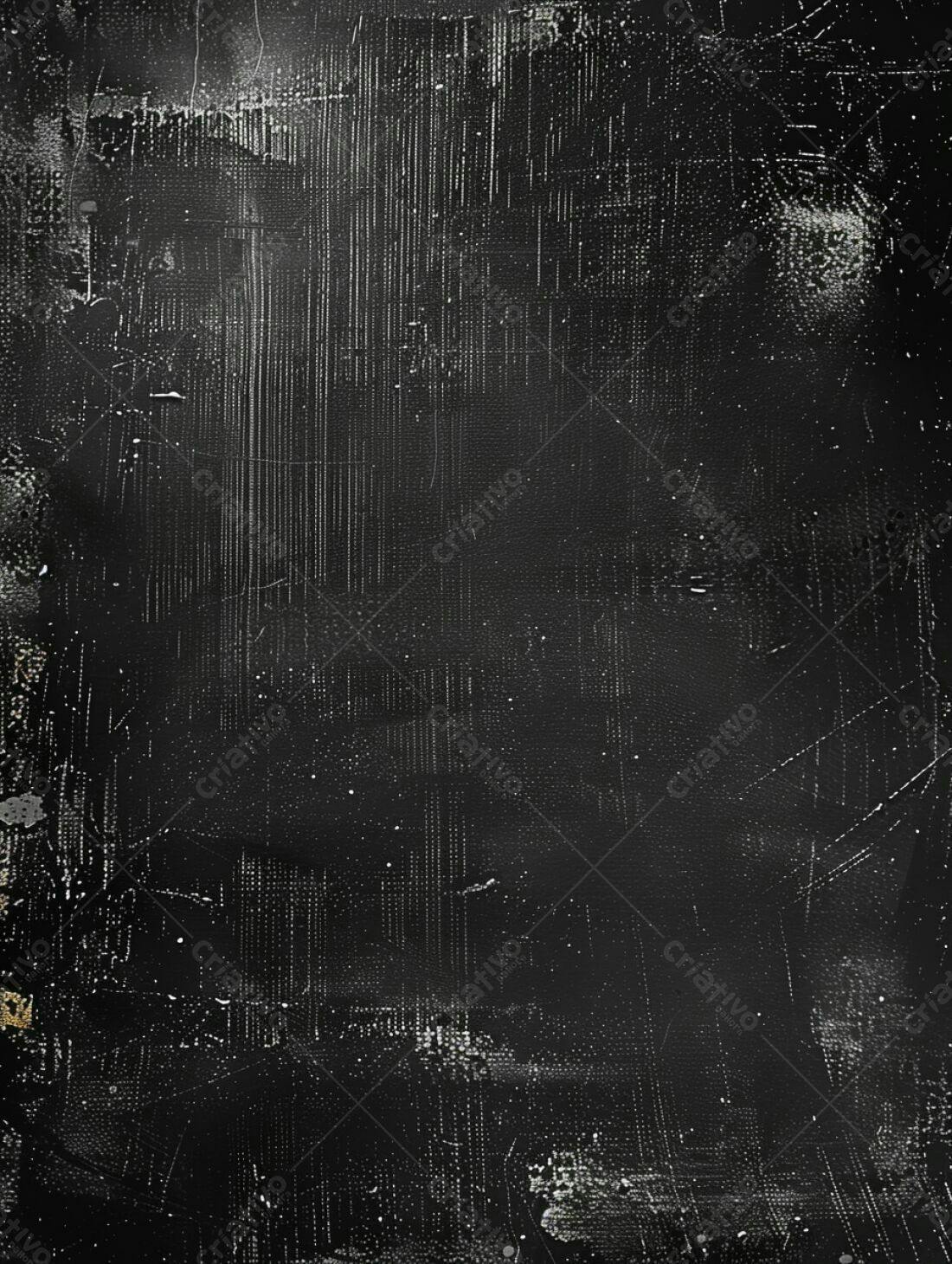 Textura Abstrata Preto e Branco Desgastada
