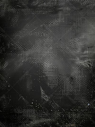 Black Grunge Texture With Black Background, In Layered Mesh Style, Matte Photo