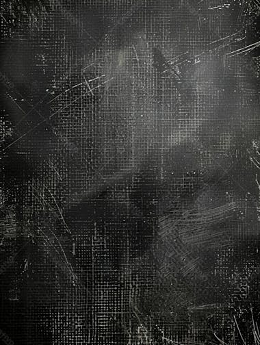 Black grunge texture with black background, in layered mesh style, matte photo