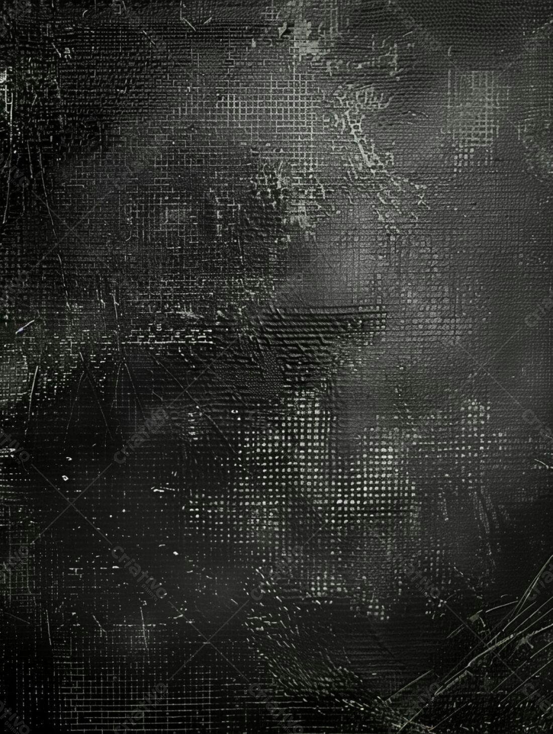 Textura Abstrata Preto e Branco Rasgada