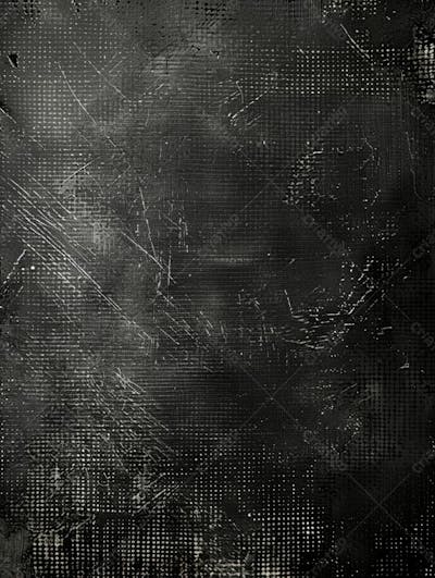 Black Grunge Texture With Black Background, In Layered Mesh Style, Matte Photo