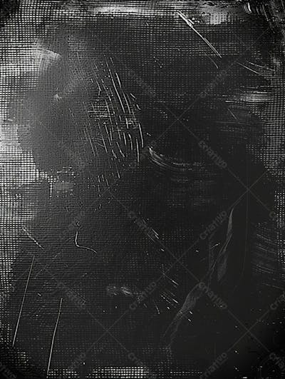 Black Grunge Texture With Black Background, In Layered Mesh Style, Matte Photo