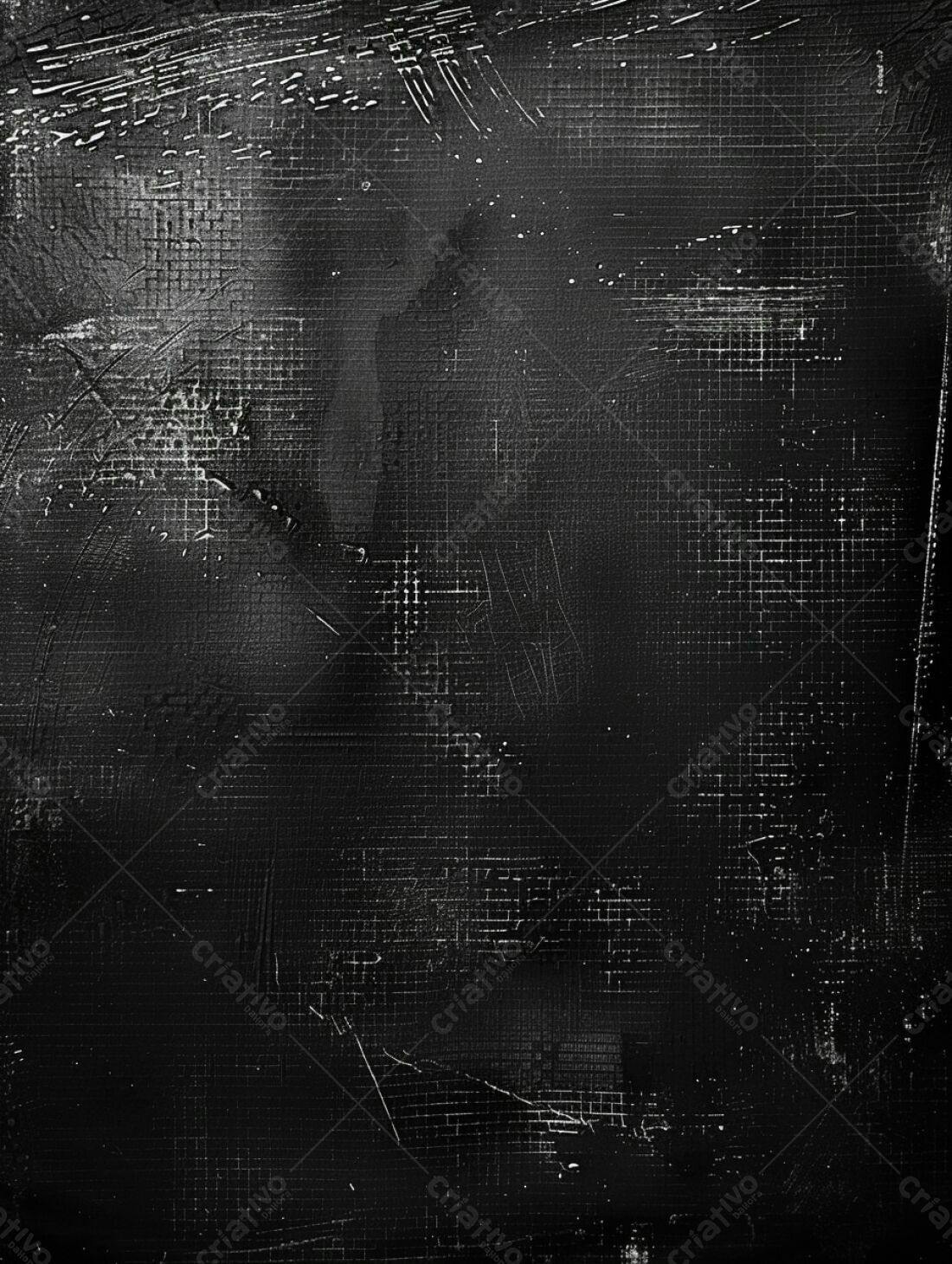 Textura Abstrata Preto e Branco