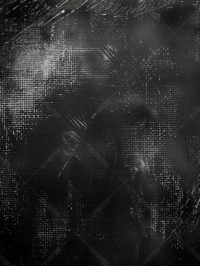 Black Grunge Texture With Black Background, In Layered Mesh Style, Matte Photo