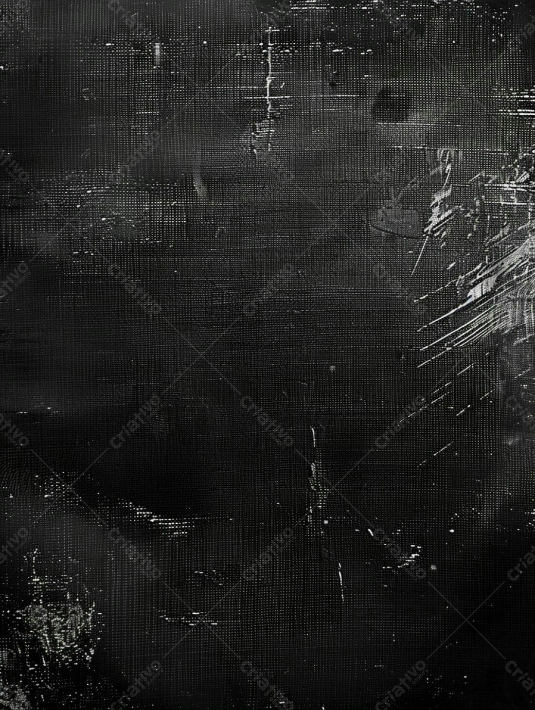 Textura Abstrata Preto e Branco Rasgada