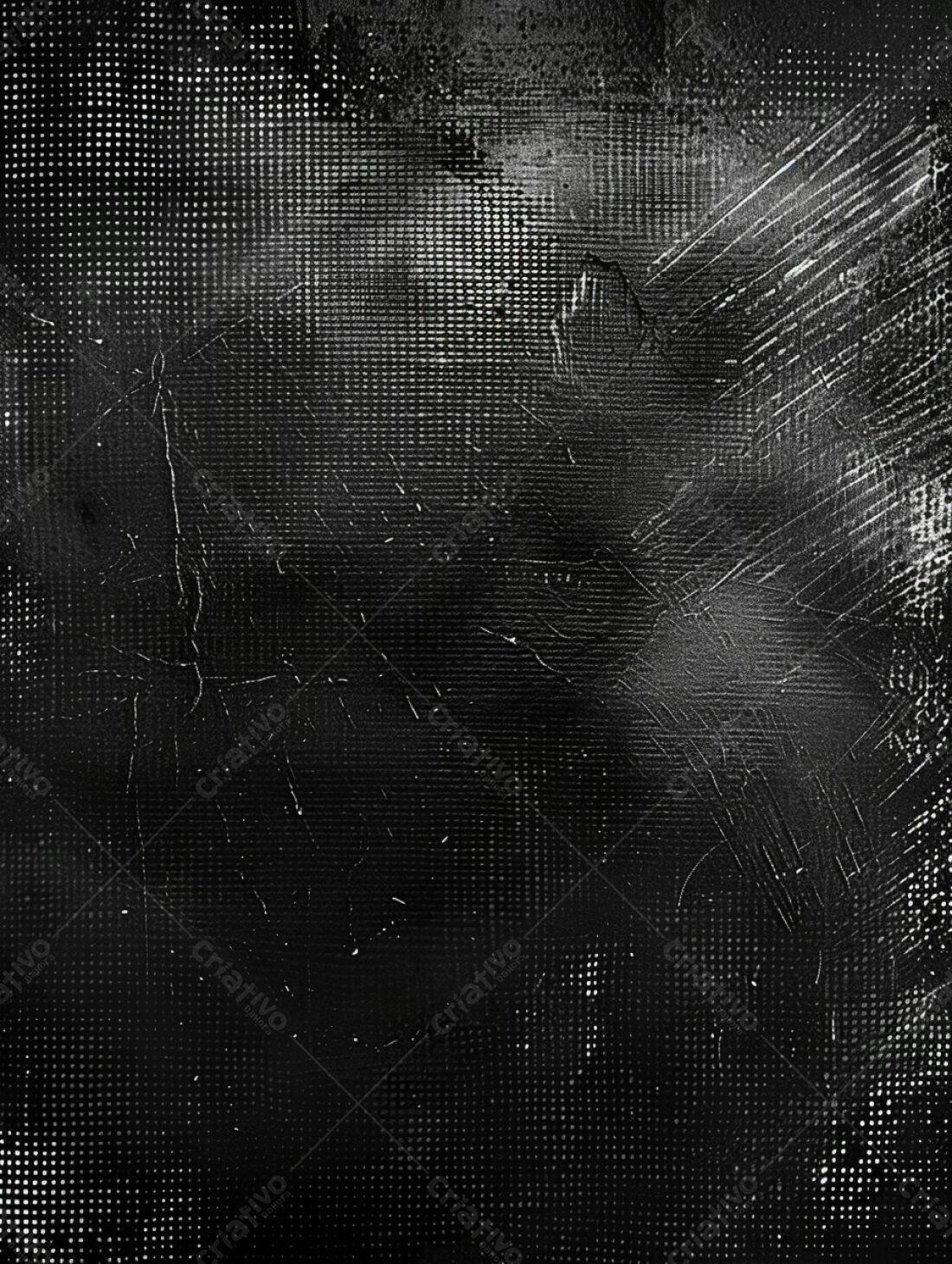 Textura Abstrata em Preto e Branco