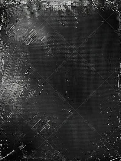 Black Grunge Texture With Black Background, In Layered Mesh Style, Matte Photo
