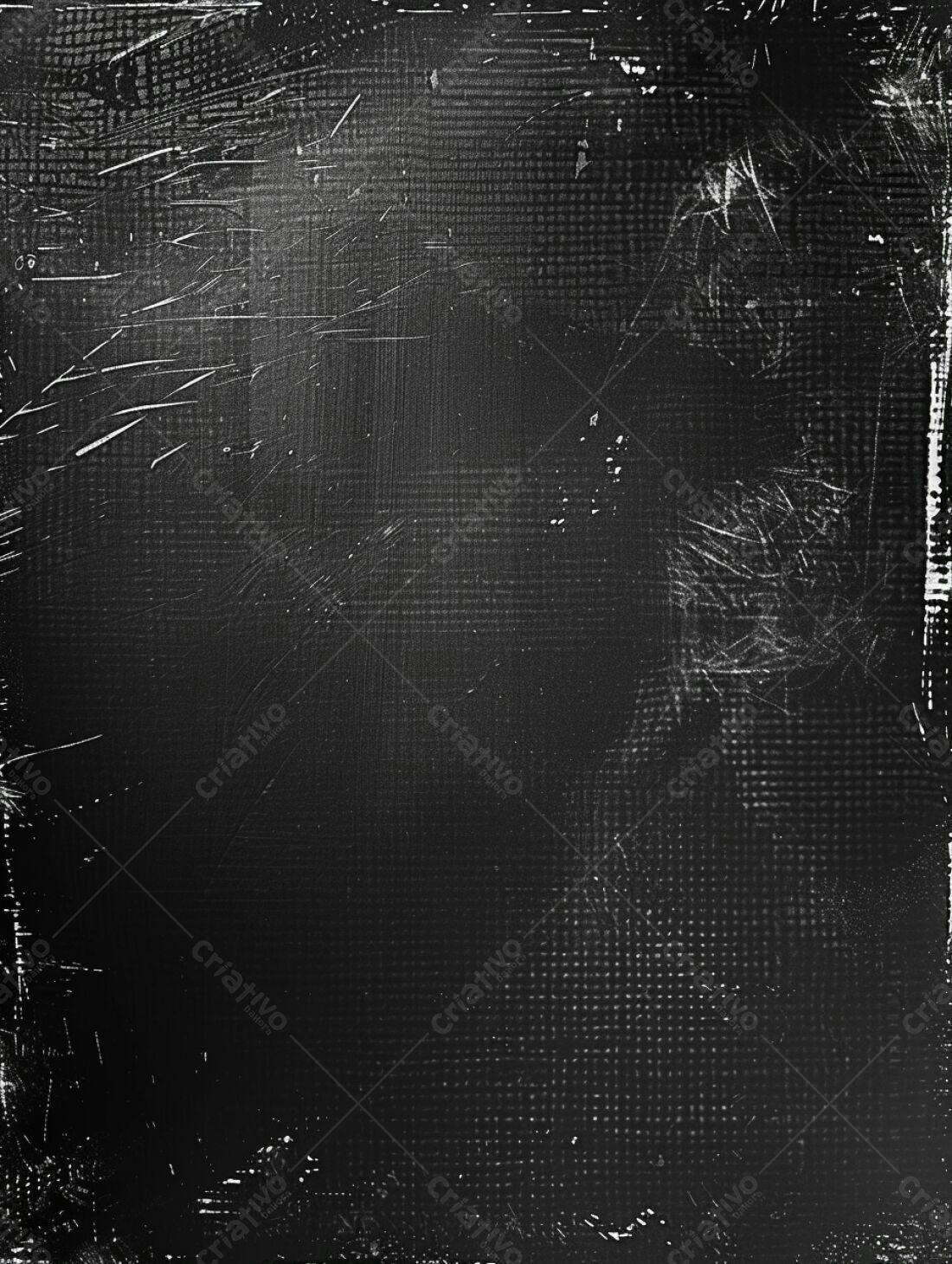 Textura Abstrata Preto e Branco Arranhada