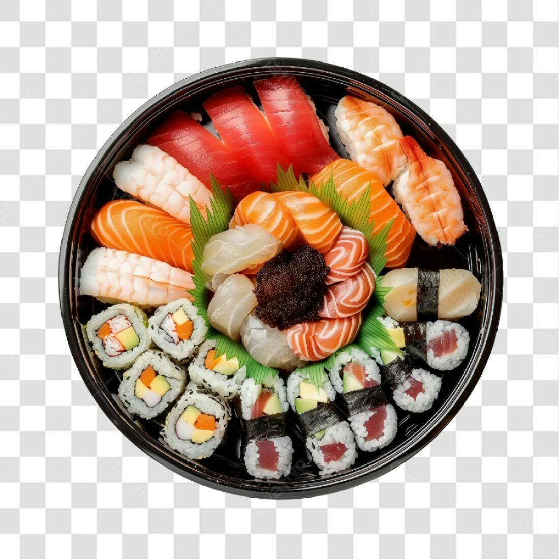 Imagem Sushi Prato PNG com fundo transparente