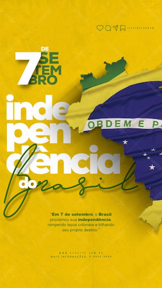 7 de setembro independência do brasil story