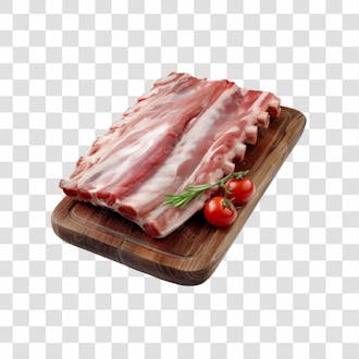 Imagem costelinha suína costelinha de porco carne de porco com fundo transparente