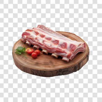 Imagem costelinha suína costelinha de porco carne de porco com fundo transparente