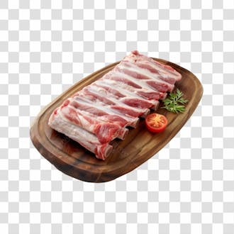 Imagem costelinha suína costelinha de porco carne de porco com fundo transparente