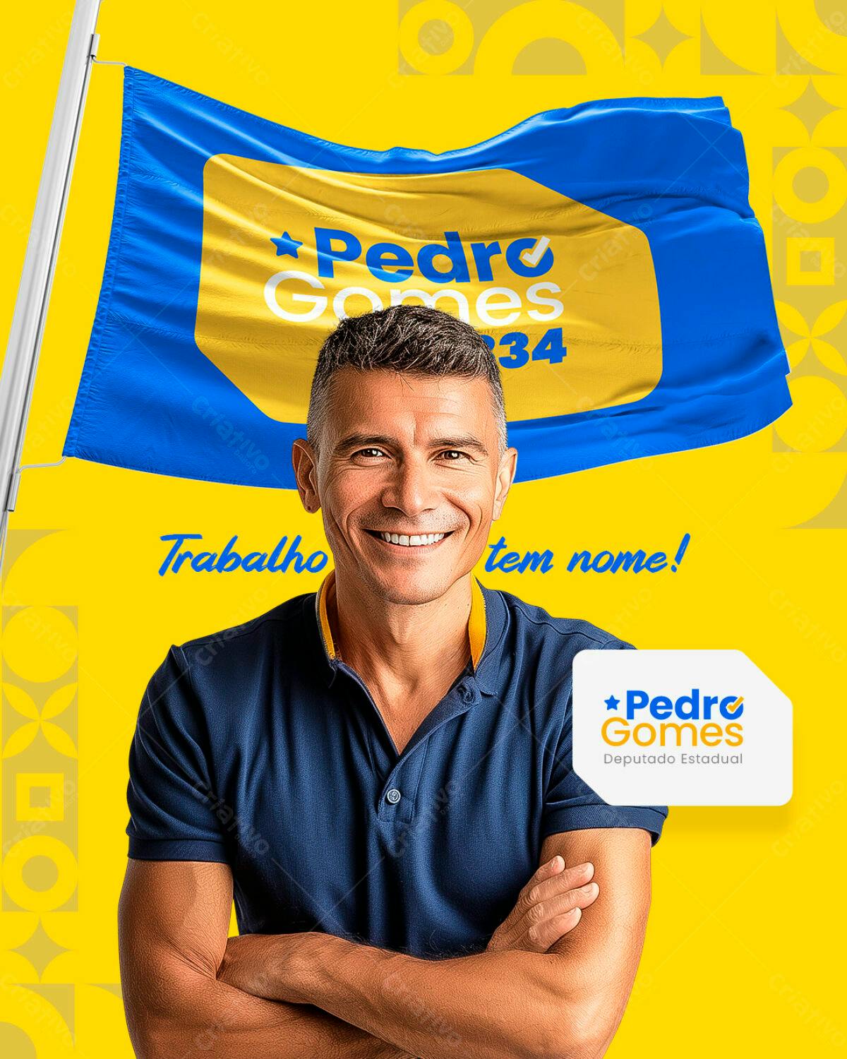 PSD para Campanha Política PSD Editável