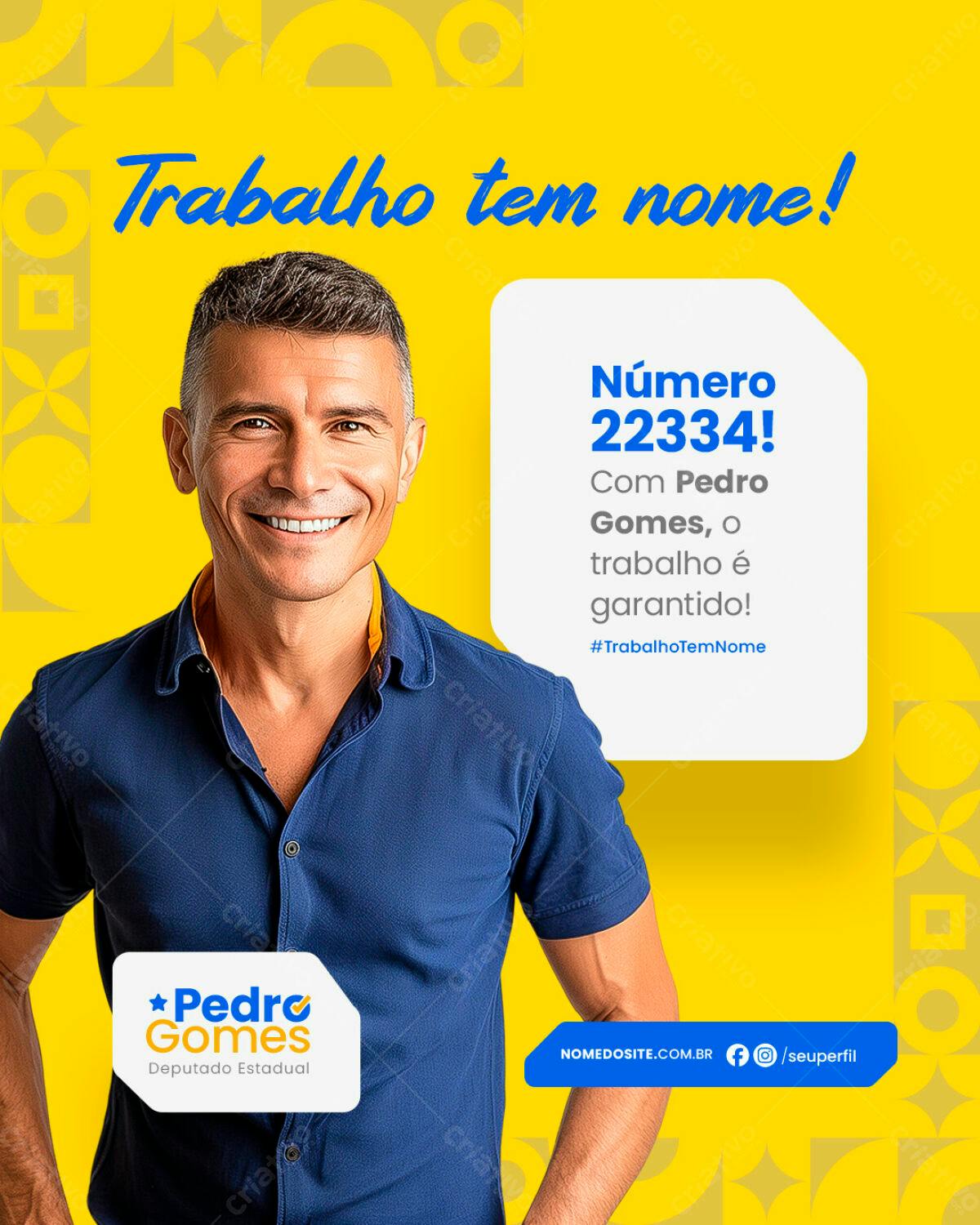 Postagem para Redes Sociais PSD Editável