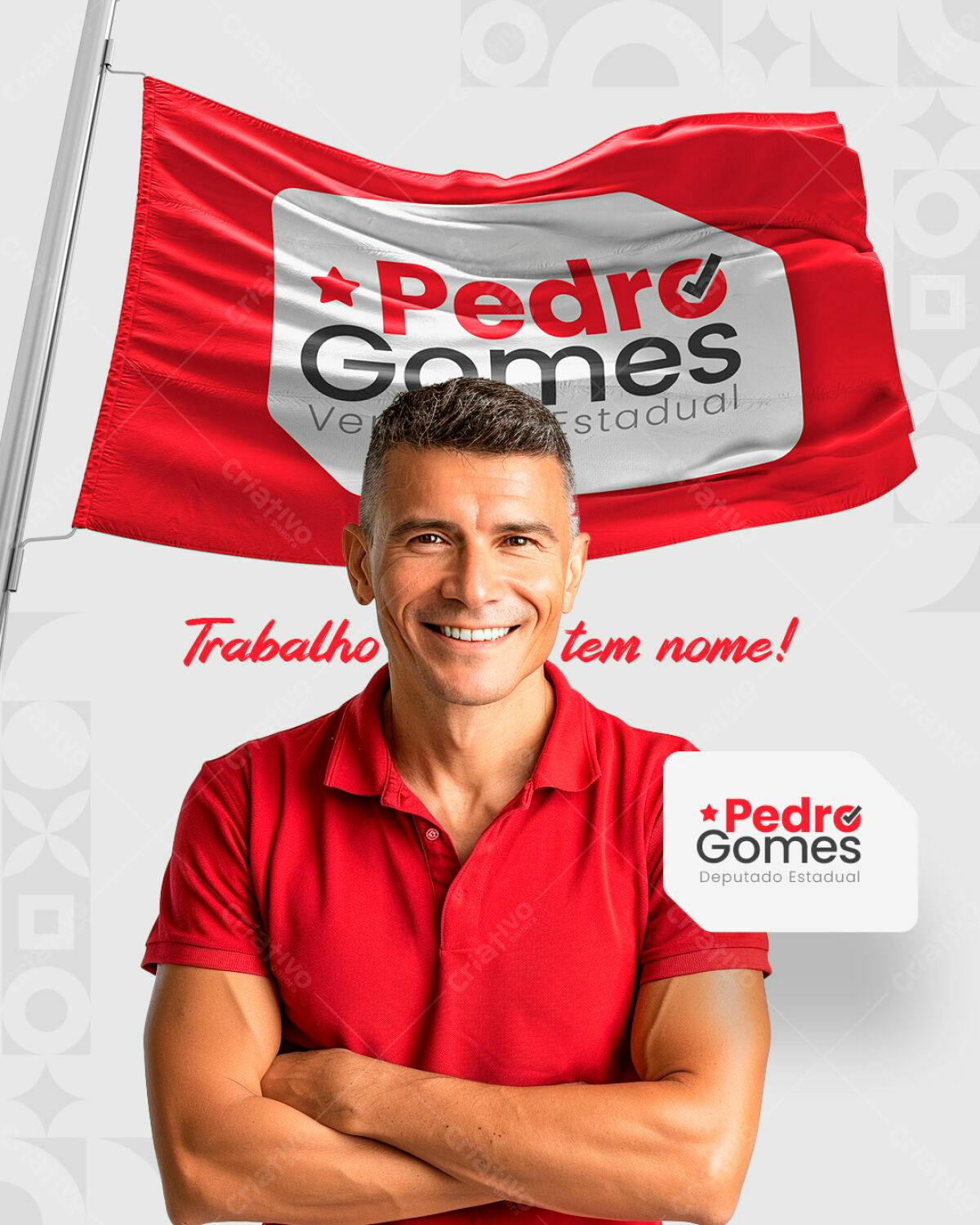 PSD para Campanha Política PSD Editável