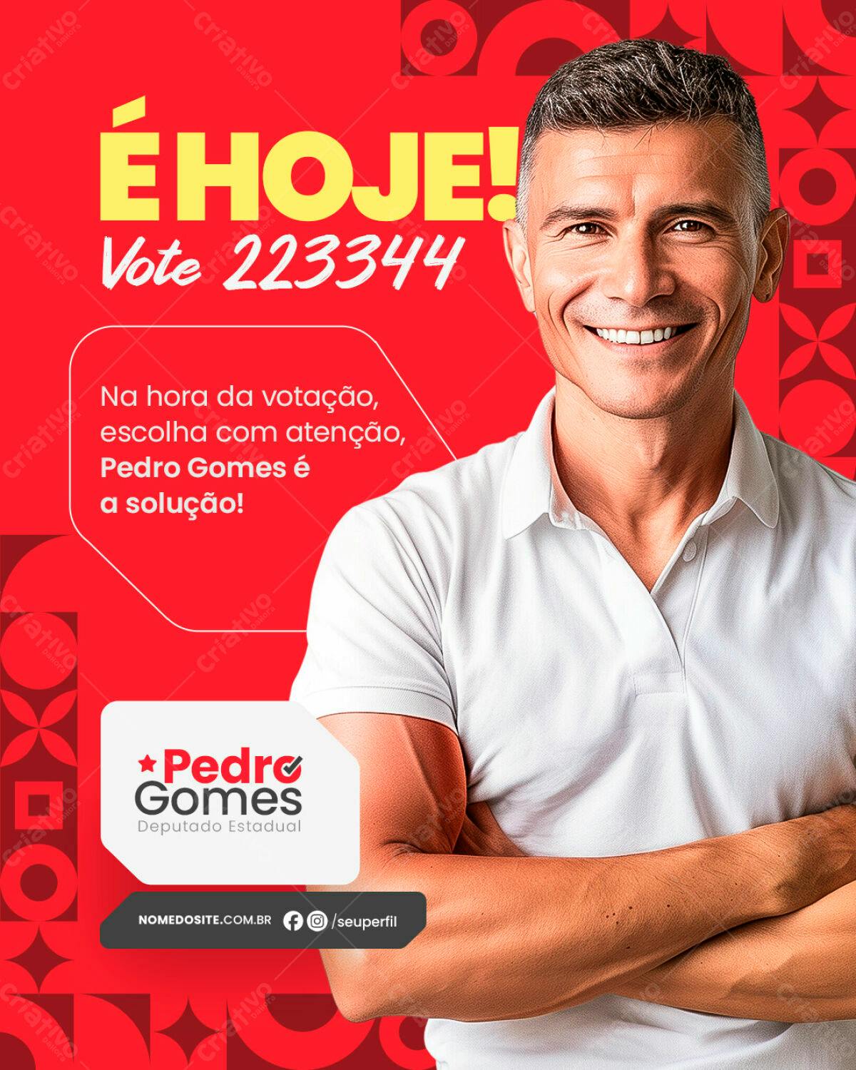 Postagem Eleições PSD Editável