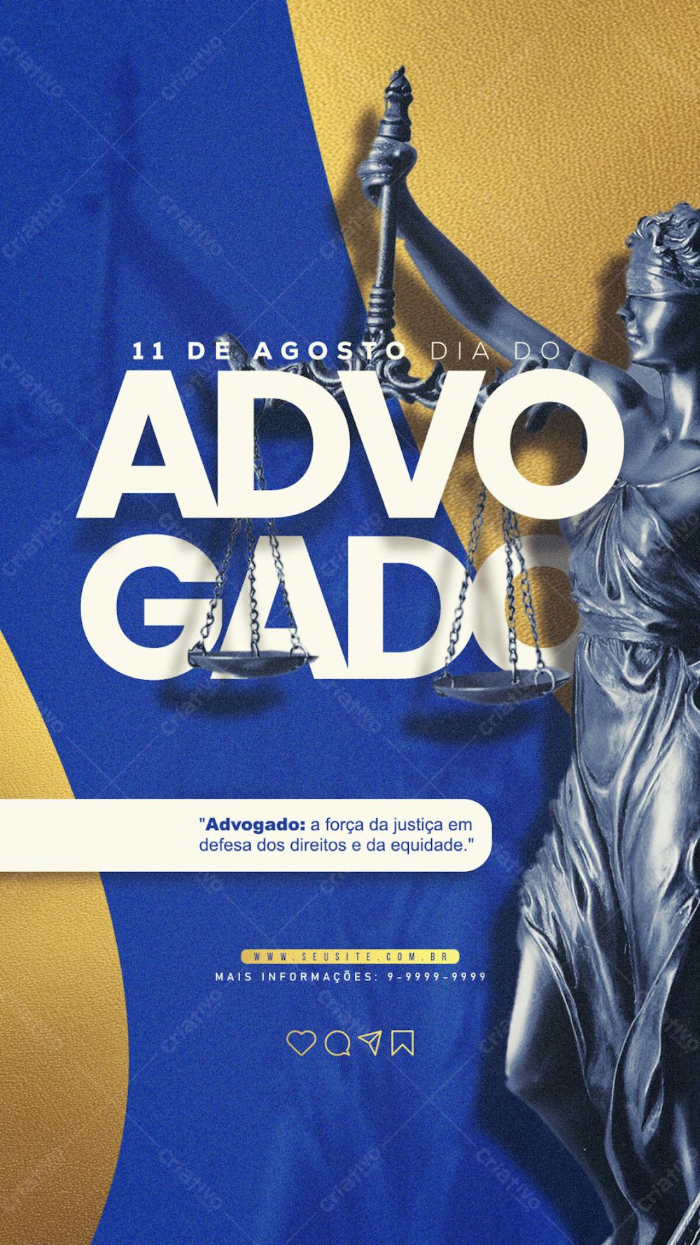 De Agosto Dia Do Advogado Story