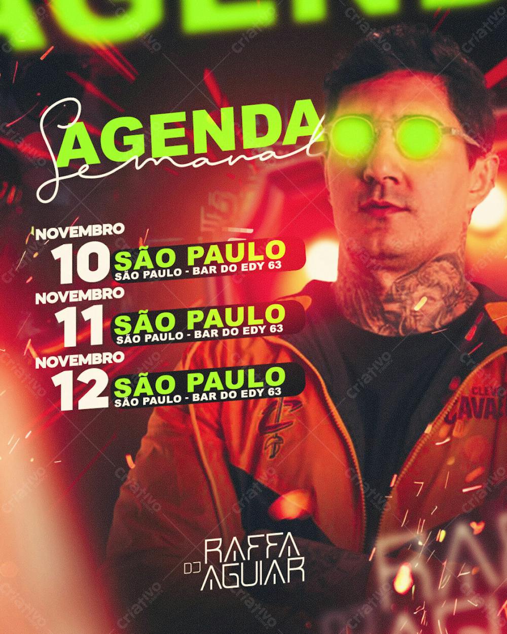 Agenda Semanal Dj Feed