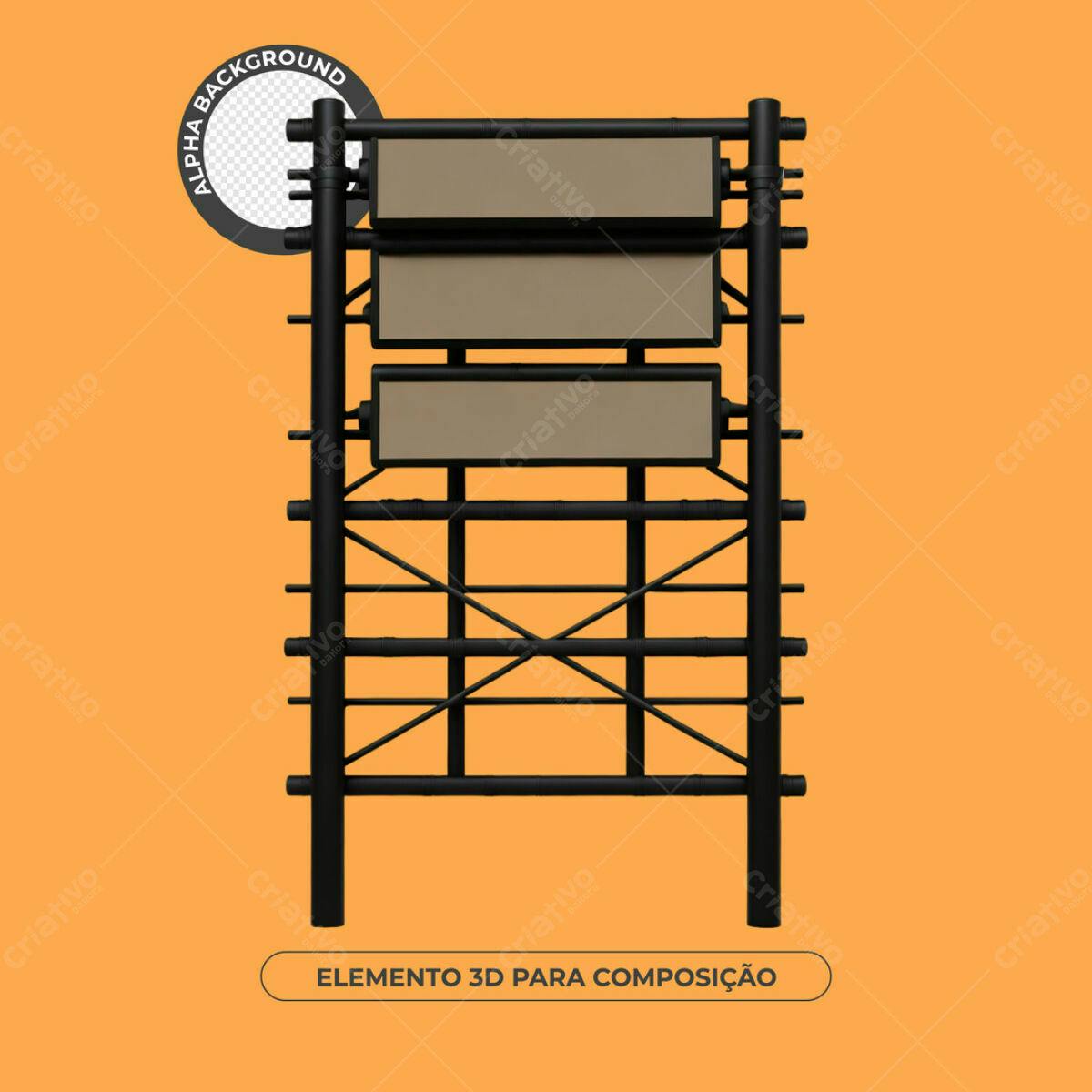 Mockup de Placas para Exterior PSD Editável