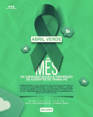 Abril verde campanha feed