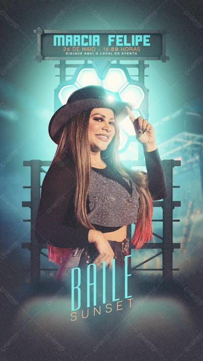 Baile Sunset Evento Story