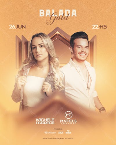 Balada Gold Evento Feed
