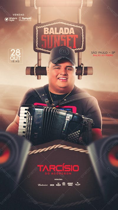 Balada Sunset Evento Story