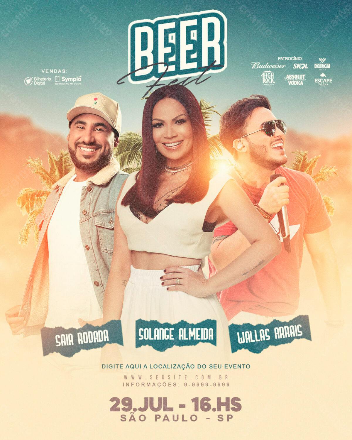 Flyer Beer Fest PSD Editável