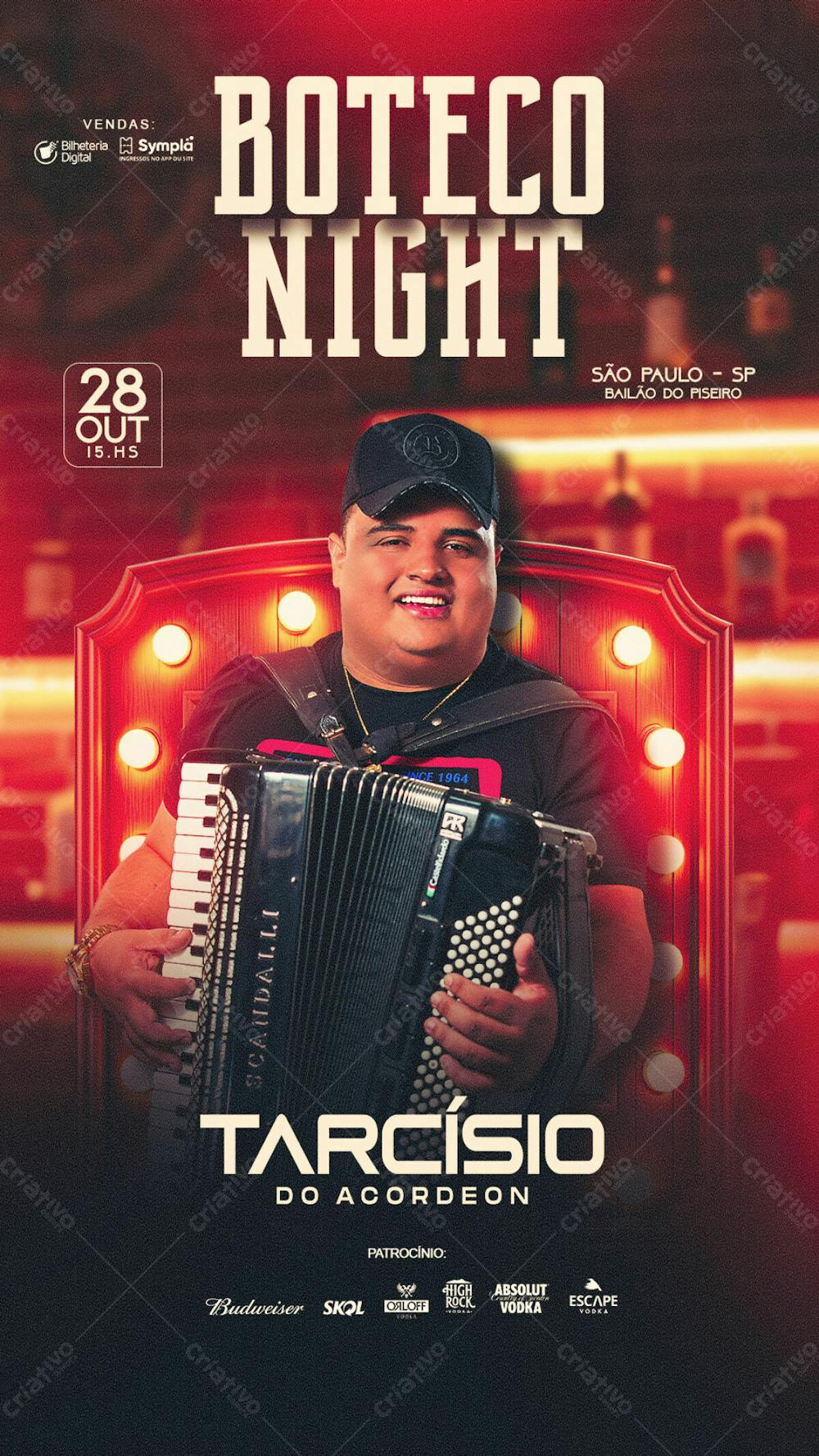 Boteco Night Evento Story