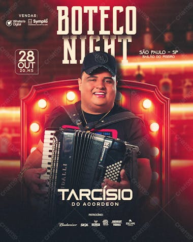 Boteco night evento feed