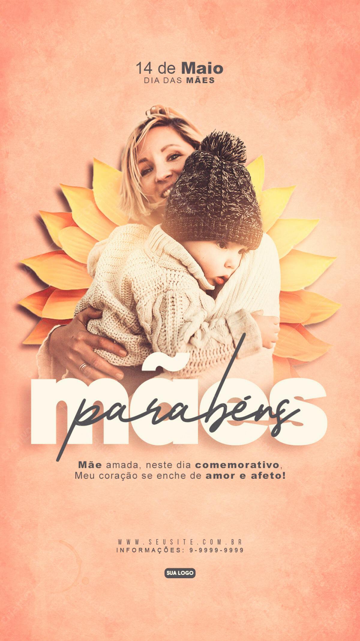 Flyer Dia das Mães PSD Editável