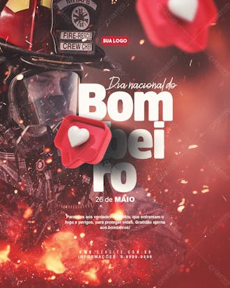 Dia nacional do bombeiro de maio feed