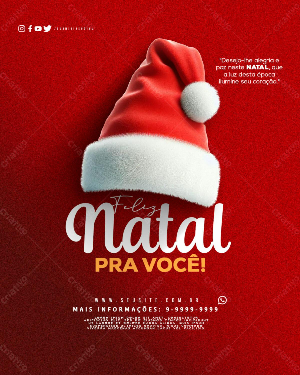 Flyer de Natal PSD Editável