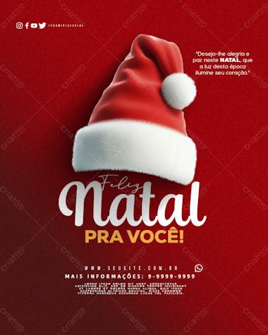 Feliz natal para você feed 2