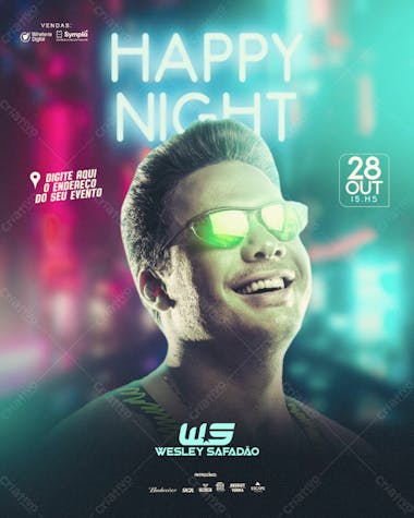 Happy night evento feed