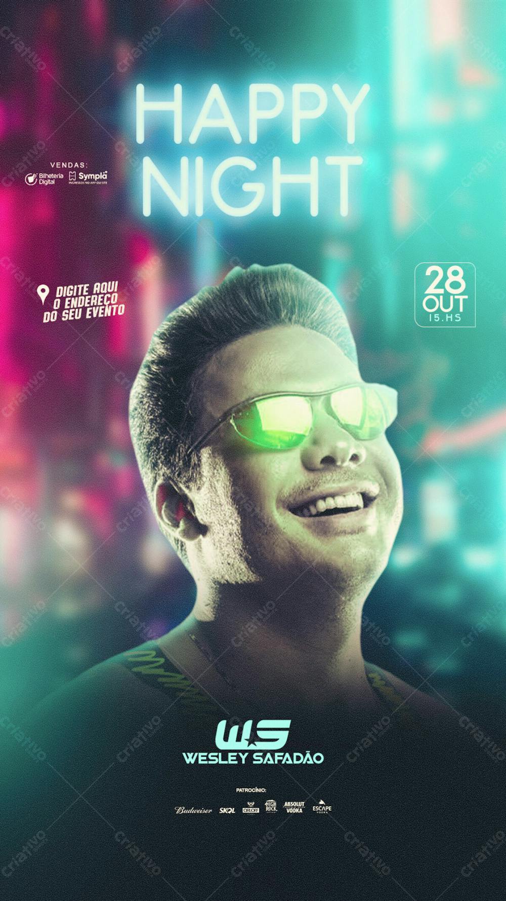 Happy Night Evento Story