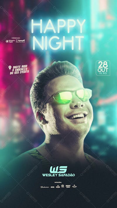 Happy Night Evento Story