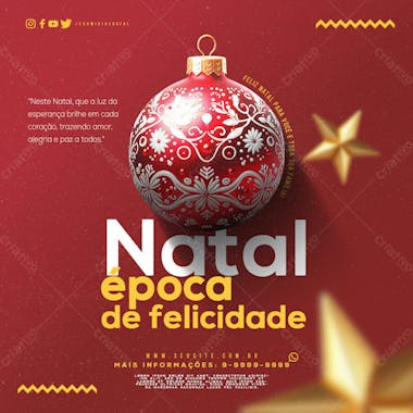 Natal epoca felicidade feed