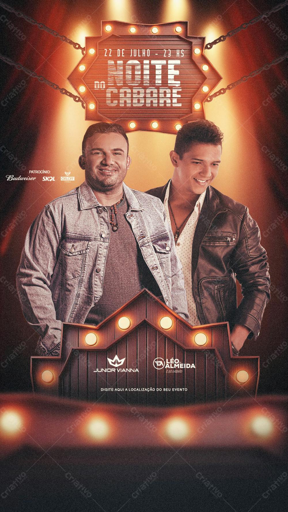 Noite Do Cabaré Evento Sertanejo Story