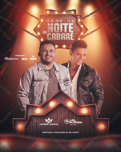 Noite Do Cabaré Evento Sertanejo Feed