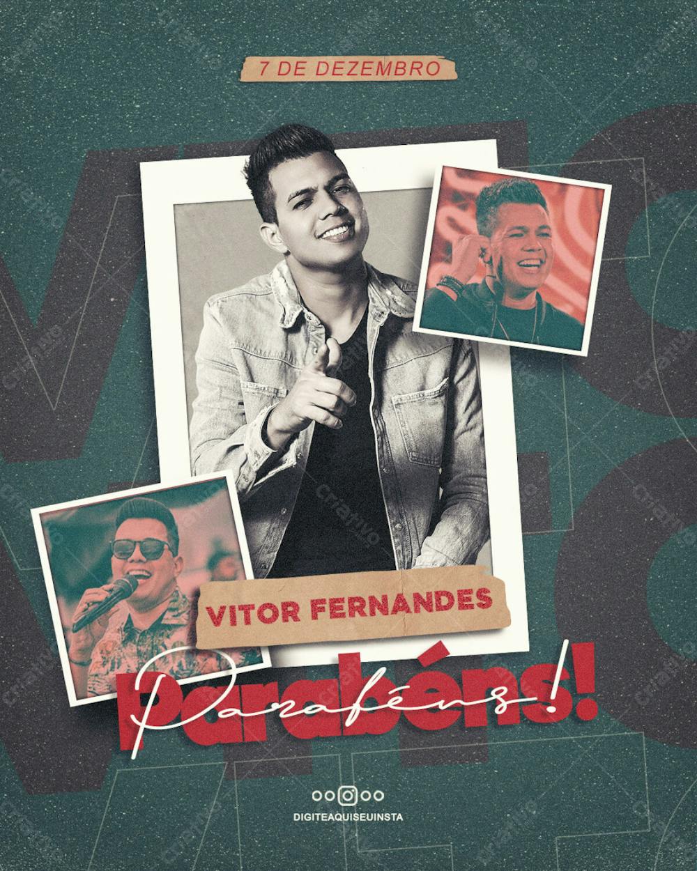 Parabéns Vitor Fernandes Feed