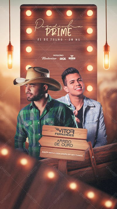 Paradinha Prime Evento Story