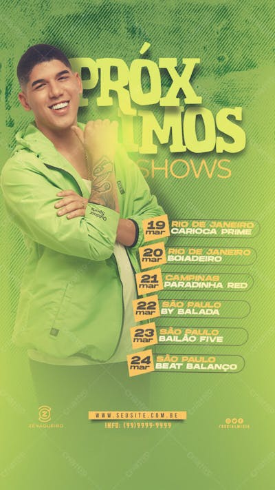 Próximos Shows Evento Story