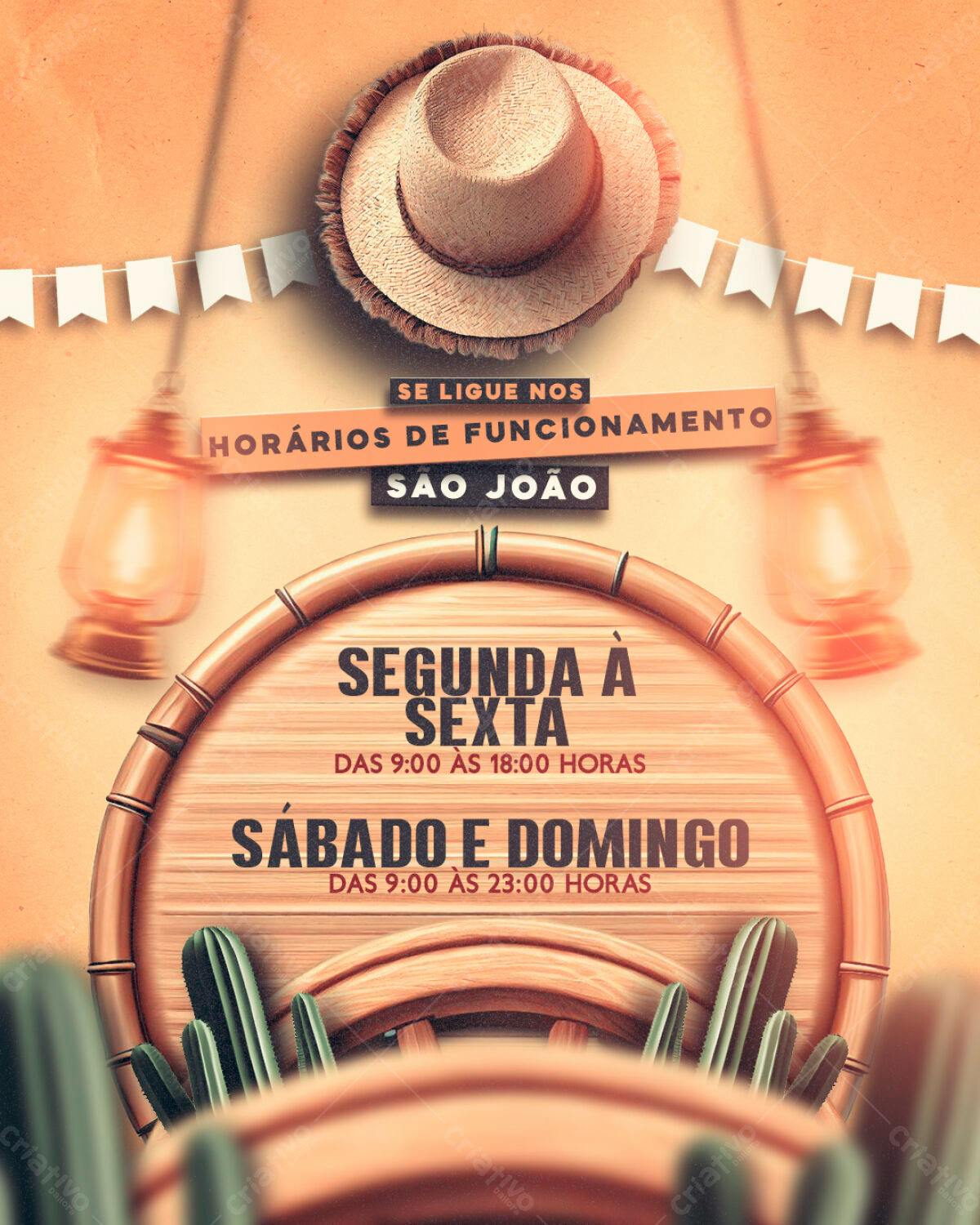Flyer São João PSD Editável